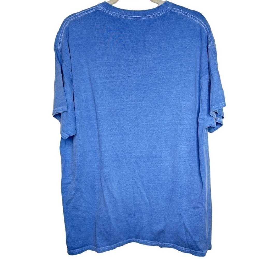 URBAN Outfitters Women's Blue Japan Mt. Fuji Oversized Shirt Size Small/Medium - Picture 6 of 6